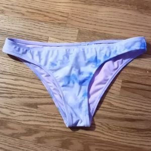 Purple tie dye bikini bottoms